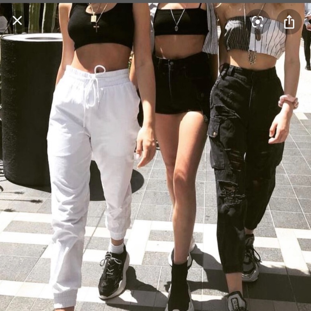 LF Carmar White Joggers NWOT